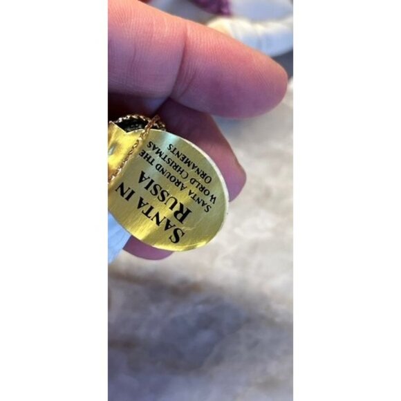 Christmas Decorations The Danbury Mint Santa in Russia & Santa in Egypt  3/4" - Picture 9 of 10